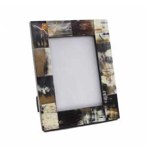 Cadres photo en bois vintage faits à la main simples et élégants de qualité supérieure avec corne pour la décoration murale à la maison - Product Image 1