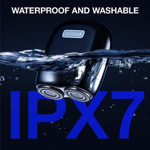 Rasoir électrique portable étanche rechargeable USB-C pour hommes, rasoir sans fil en alliage avec IPX7 pour la maison et les voyages, fonctionne sur batterie - Product Image 5