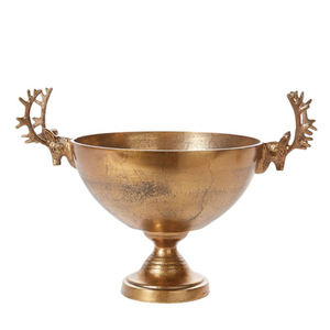 Bol à servir en métal de conception feuille, robuste, pour servir de la nourriture et des fruits, couleur or, miroir poli, forme ronde, accessoires de table - Product Image 5