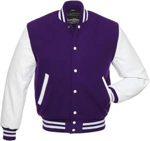 Veste de baseball universitaire pour hommes avec logo personnalisé du meilleur fabricant 100% vestes Letterman d'hiver en duvet de laine et de coton - Product Image 6