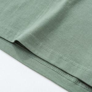 เสื้อยืดโลโก้ unisex สำหรับผู้ชายผ้าคอตตอนหนักแบบบางแห้งเร็วระบายอากาศได้ดีสีพื้น250ก. - Product Image 5