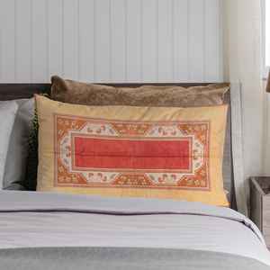 Bohemian Vintage Print Turkish Kilim <b>Throw</b> <b>Pillow</b>, Woven Comfort,Cover+Insert - Product Image 2