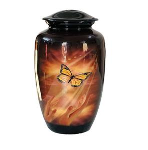 Urne en aluminium de style américain pour adultes, pot commémoratif en bois pour les cendres humaines, d'animaux de compagnie, de bébés, accessoires de crémation - Product Image 2