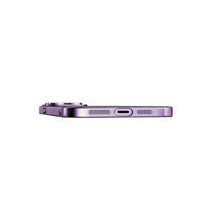Étui de protection rigide en PC de couleur violet foncé de la série KHYR Riksos pour iPhone 14 Pro, cadre coloré de qualité supérieure, étui pour téléphone portable - Product Image 2