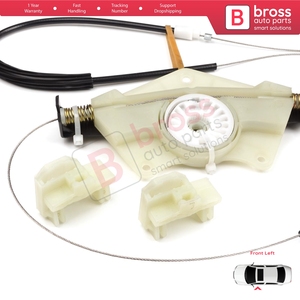 Kit de réparation de lève-vitre BWR409, porte avant gauche pour Passat B5 B5.5 3B 3BG Superb MK1 B5 3U 3B1837461 - Product Image 5