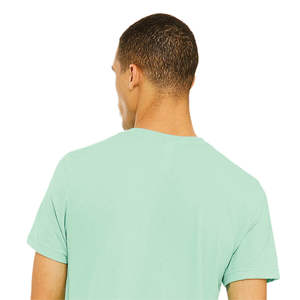 52% Airlume T-Shirt manches courtes unisexe CVC en coton peigné et anneau, 48% Poly 32 simple 4.2 oz - Product Image 6