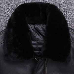 Chaquetas de cuero para hombre de nuevo estilo, venta personalizada de alta calidad, impermeable, transpirable, ecológico, chaquetas de cuero más populares para hombre - Product Image 4