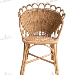 Silla de bambú de diseño moderno, reposabrazos Retro, respaldo, silla de bambú redonda de ratán para muebles de sala de estar - Product Image 4