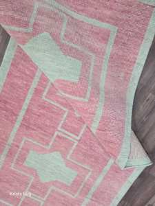 Tapis de chemin de laine rose traditionnel fait à la main Style Vintage 3x8 3x10 3x20 tailles pour salon prière Golf porte salle de bain - Product Image 4