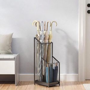 Decorative Metal <b>Umbrella</b> <b>Stand</b> Geometric <b>Umbrella</b> Holder for Home & Office Gold <b>Umbrella</b> <b>Stand</b> with Raised Base - Product Image 1