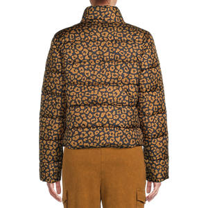 Chaquetas Acolchadas con Diseño Personalizado para Invierno, Transpirables, con Cuello Alto, Diseño de Cremallera Moderno, Estampadas, al por Mayor - Product Image 4