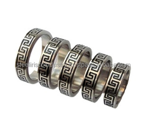 New Steel Machinery Powered Custom Design Engraving Cock <b>Rings</b> for Adult Men <b>Penis</b> Jewelry - Product Image 4