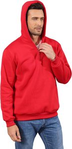 Sweat à capuche d'hiver pour homme urbain, fermeture éclair quart de tour, polaire chaud, surface respirante, toucher lisse, silhouette moderne, couture durable - Product Image 4