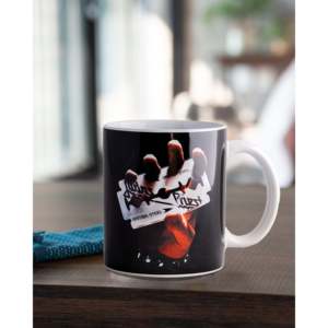 Mug à design original Judas Priest, structure en acier britannique à double paroi sous vide, capacité 50 ml/200 ml/600 ml/900 ml, prêt à être expédié - Product Image 3