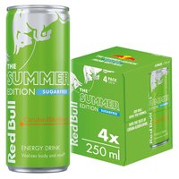 Red Bull l'édition de noix de coco sans sucre noix de coco et baies 250ml