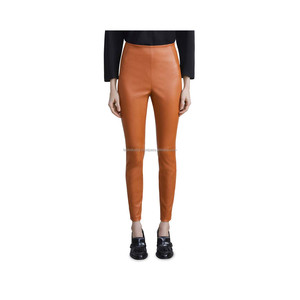 Leggings fins à taille haute pour femmes, 100% lin, écologiques, imperméables, légers, extensibles, collection automne-hiver 2024 - Product Image 1