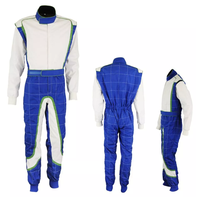 Combinaison de course professionnelle pour homme, double couche, anti-UV, en polyester, pour karting et moto