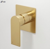 Mitigeur de douche mural en laiton certifié à faible teneur en plomb, à levier unique, avec cartouche céramique, certifié Watemark