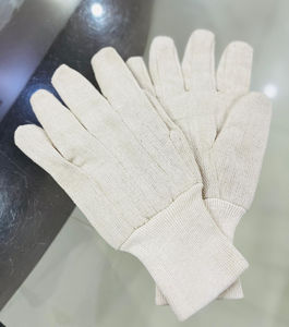 Guantes de seguridad industrial de alta resistencia de 24 OZ más vendidos Guantes de trabajo de algodón de triple Palma con banda de molino en caliente Desgaste de seguridad al aire libre - Product Image 3