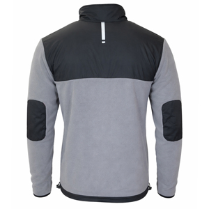Sweat à capuche pour homme, col montant, fermeture éclair courte, coupe classique, 100% polyester polaire, écologique, coupe-vent, anti-boulochage, collection Printemps - Product Image 2