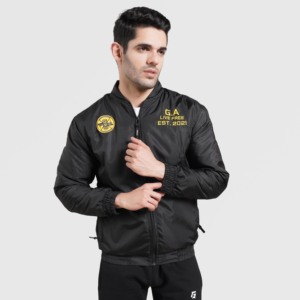 Chaqueta Negra Satinada Live Free - Product Image 1