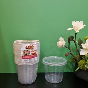 Usine 350/500/550/600/700ml/1000ml/1200ml récipient de stockage des aliments en plastique personnalisé avec couvercle forme ronde pp plastique - Product Image 3