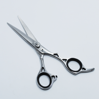 Ciseaux de barbier professionnels de haute qualité en acier J2 avec finition polie, logo personnalisé, pour la beauté et les soins personnels