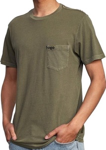เสื้อยืดผู้ชายคุณภาพสูงเปิดไหล่ตกเสื้อยืดผ้าฝ้ายแบบโค้งแห้งเร็ว - Product Image 5