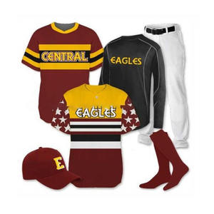 Jersey de poliéster con cintura elástica para mujer, paquete de béisbol, pantalón con rodillas reforzadas, sarga de algodón de color sólido - Product Image 1