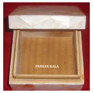 Home Decorative <b>Square</b> Shape <b>Wooden</b> Mother of Pearl Jewelry Storage <b>Box</b> for Amazing Design Made in India <b>Wooden</b> Jewelry <b>Box</b> - Product Image 1