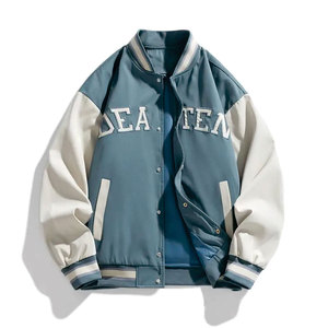 Vestes pour femmes coupe ajustée Logos personnalisés et combinaisons de couleurs vives Veste universitaire pour femmes de qualité supérieure - Product Image 5