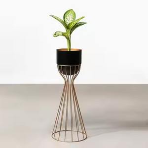 Support de plante enduit noir le plus vendu utilisation décorative durable pour la maison pour le salon et le jardin nouvelle forme pour un usage domestique - Product Image 2