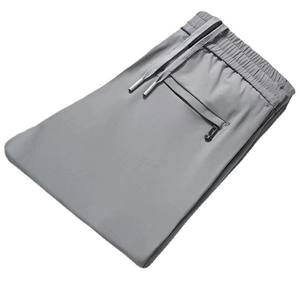 Kivotech กางเกงลำลองผ้ายืดสำหรับผู้ชาย, กางเกงลำลองผ้ายืดผ้าแคนวาสสีทรงหลวมระบายอากาศได้ดี - Product Image 2