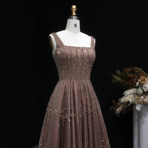 <span class=keywords><strong>Robe</strong></span> de soirée en tulle Jancember XD074, col carré, <span class=keywords><strong>robe</strong></span> de bal, <span class=keywords><strong>robe</strong></span> de cérémonie à paillettes, <span class=keywords><strong>robe</strong></span> de fête formelle, tenue de banquet - Product Image 4