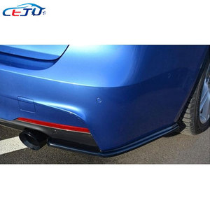 Divisores laterales de parachoques trasero de coche ABS negro mate brillante para <span class=keywords><strong>BMW</strong></span> Serie 3 F30 F31 <span class=keywords><strong>M</strong></span> <span class=keywords><strong>Sport</strong></span> 318i 320i 328i <span class=keywords><strong>330i</strong></span> 335i 340i 2014-2019 - Product Image 5