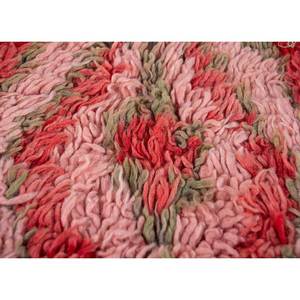 Tapis en laine noués à la main Nuray, motifs rectangulaires abstraits rouge-orange, pour la maison, le salon, le couloir, l'entrée - Pae-4571 9x12 - Product Image 3