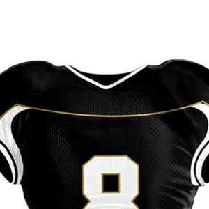 Maillot de football américain en matière douce, économique, OEM, 100% polyester, protection UV, impression par transfert, maillot de football américain - Product Image 6