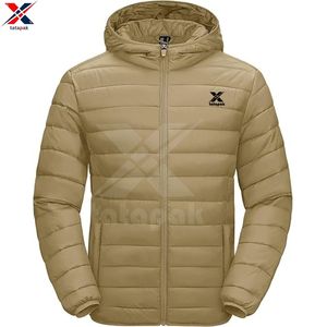 Veste matelassée unisexe imperméable pour l'hiver, légère et respirante pour l'extérieur, doublée de coton en polyester/nylon, au prix de vente élevé - Product Image 3