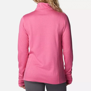 OEM ระเหิดพิมพ์ทําเองผู้หญิงซิปเนื้อ Top ใหม่ปกติ Fit ผู้หญิงสไตล์ครึ่ง Zip เสื้อ - Product Image 2