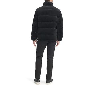 Veste en duvet matelassée personnalisée pour hommes Veste matelassée promotionnelle Veste doudoune à capuche style streetwear d'hiver brillante - Product Image 3