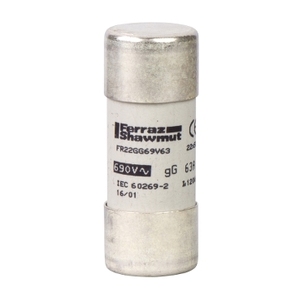 Fusibili a cartuccia cilindrici SCHNEIDER ELECTRIC TeSys GS DF2FN80 NFC 22mm x 58mm 500VAC 80A Striker ad alta tensione - Product Image 1