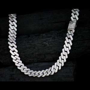 Collar de Cadena Cubana con Diamantes de Diseño Moderno, de Proveedor Indio, con Gran Demanda para Uso en Moda Urbana y Marcas de Moda - Product Image 5