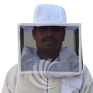 Chaqueta protectora de apicultor con velo cuadrado - Product Image 6