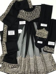 2022ชุดเดรสแม็กซี่3ชิ้นผ้าชีฟองอินเดีย/ปากีสถานชุดปาร์ตี้ล่าสุดชุดปาร์ตี้ - Product Image 5