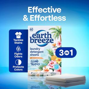 Hojas de Detergente para Ropa Earth Breeze Island Tropics – 60 Lavados - Product Image 2