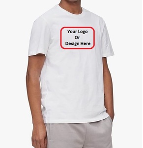 Men's High Quality Short Sleeve T-Shirts Unisex Plain 100% Cotton Wholesale Men's <b>Round</b> Neck Shirt - Product Image 6