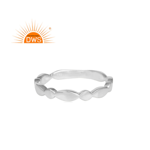 Dernière conception bague empilable en argent sterling fin bijoux personnalisés pour les femmes cadeau pour elle - Product Image 1
