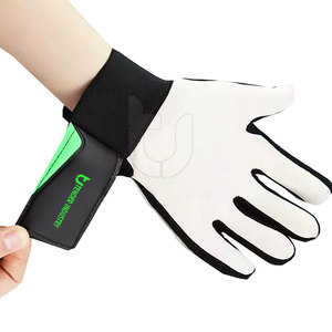 Meilleurs gants de gardien de but de football réglables en cuir du fabricant Équipement d'entraînement de Offre Spéciale de haute qualité - Product Image 3