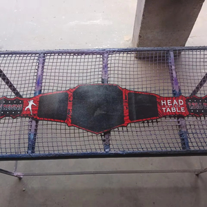 Bracelet en cuir véritable souple personnalisé de 4mm ceinture de récompense de championnat d'arts martiaux et de lutte lourds vêtements personnalisés durables - Product Image 1