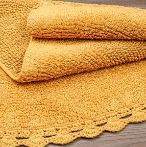 Alfombra de Baño Redonda de Algodón Súper Suave con Diseño Bohemio, Absorbente y Lavable a Máquina para Uso en el Hogar y Hoteles - Product Image 4